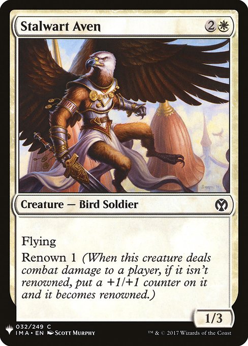 Stalwart Aven (IMA-32) [The List]