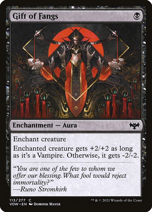 Gift of Fangs (113) [Innistrad: Crimson Vow]