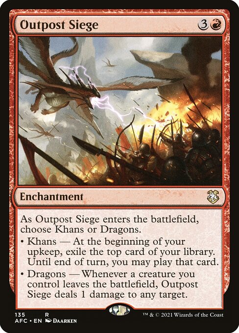 Outpost Siege (135) [Forgotten Realms Commander]