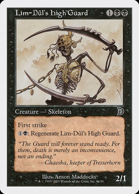 Lim-Dûl's High Guard (6a) [Deckmasters]