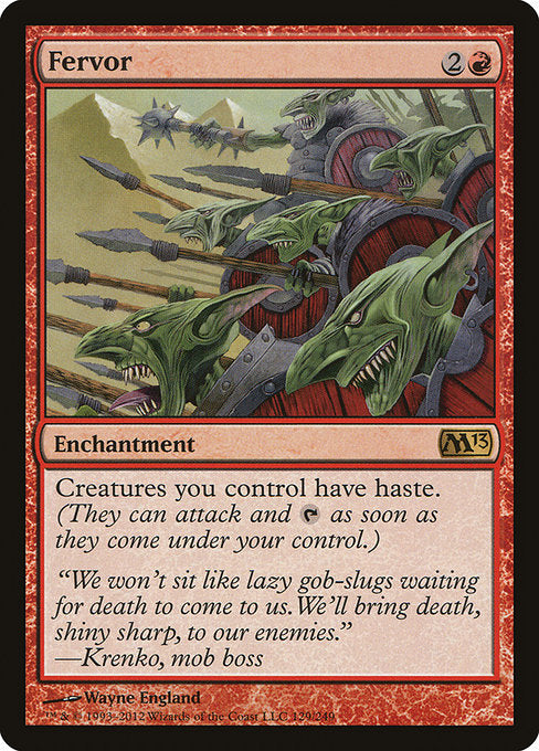 Fervor (129) [Magic 2013]
