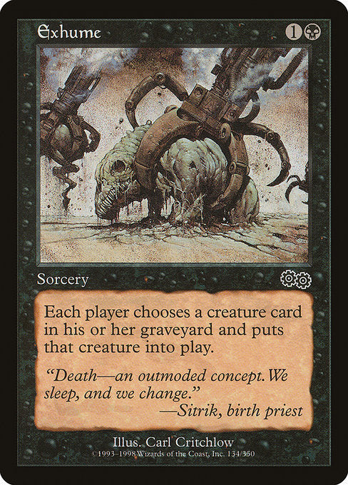 Exhume (134) [Urza's Saga]