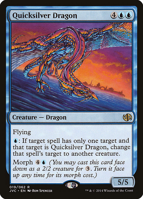 Quicksilver Dragon (19) [Duel Decks Anthology: Jace vs. Chandra]