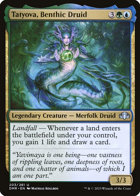 Tatyova, Benthic Druid (203) [Dominaria Remastered]