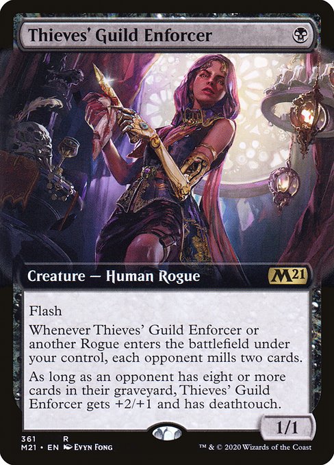 Thieves' Guild Enforcer (361) [Core Set 2021] [Extended Art]