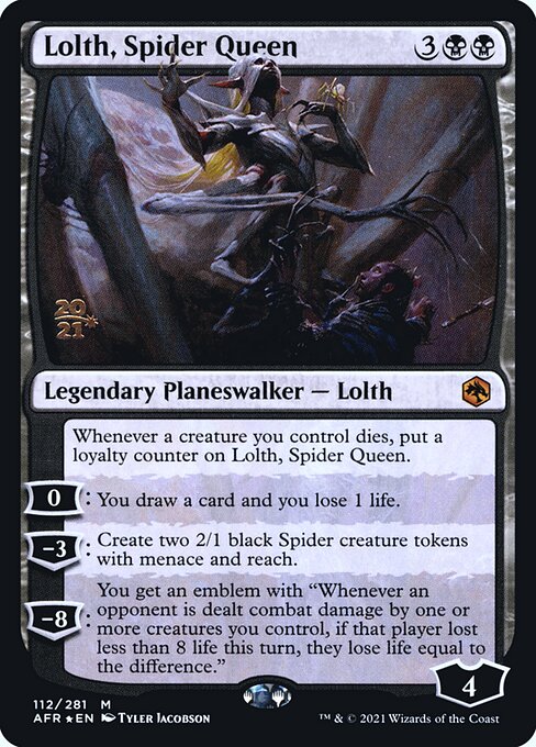Lolth, Spider Queen (112s) [Adventures in the Forgotten Realms Promos]