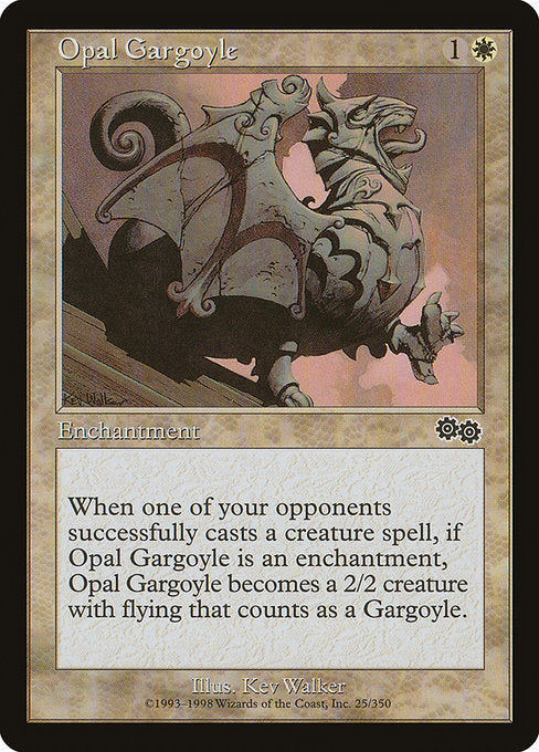 Opal Gargoyle (25) [Urza's Saga]