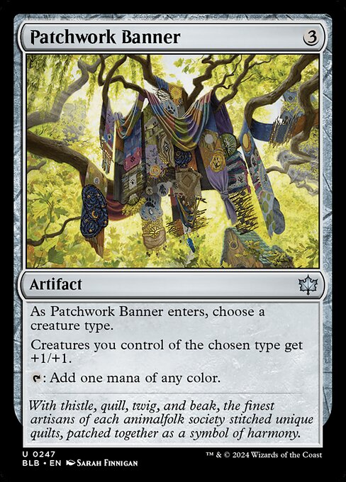 Patchwork Banner (247) [Bloomburrow]