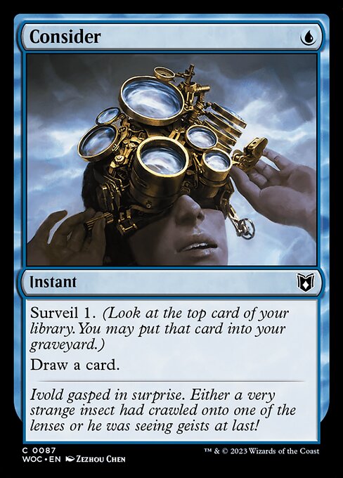 Consider (87) [Wilds of Eldraine Commander]