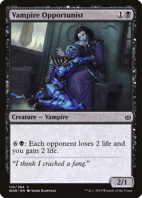 Vampire Opportunist (110) [War of the Spark]