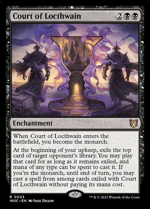 Court of Locthwain (23) [Wilds of Eldraine Commander]