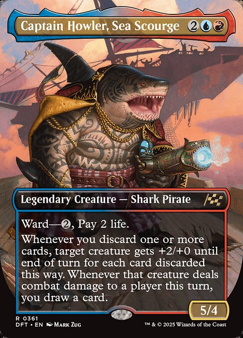 Captain Howler, Sea Scourge (361) [Aetherdrift]