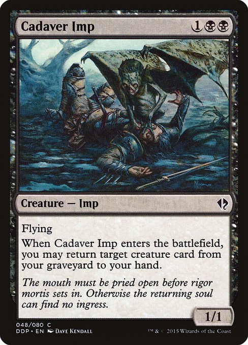 Cadaver Imp (48) [Duel Decks: Zendikar vs. Eldrazi]