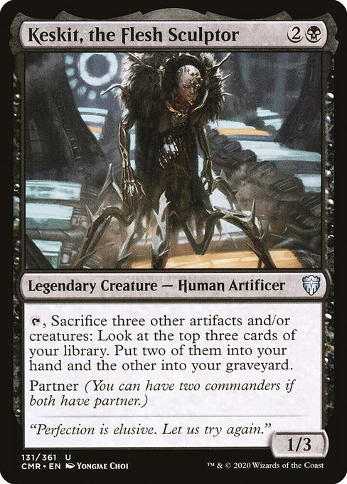 Keskit, the Flesh Sculptor (131) [Commander Legends]