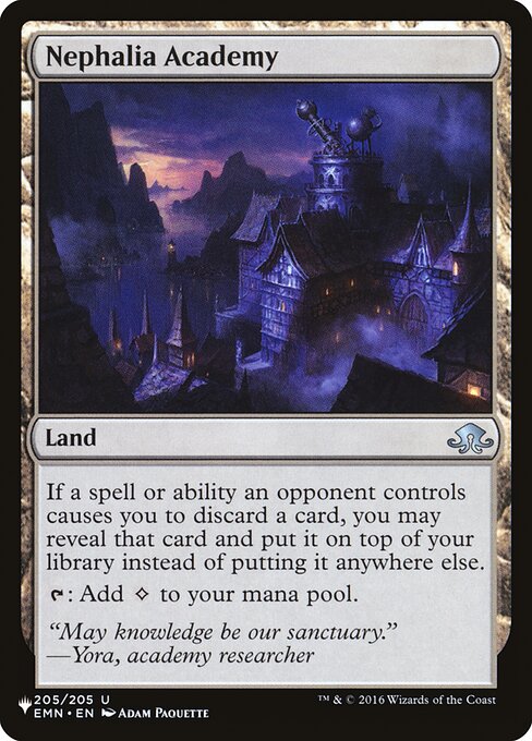 Nephalia Academy (EMN-205) [The List]