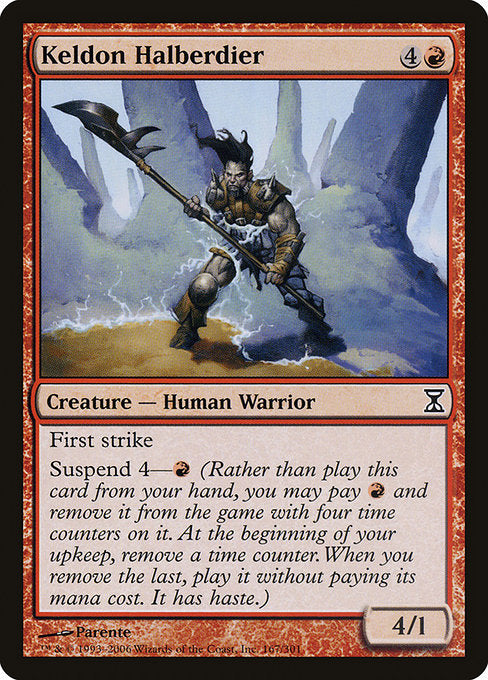 Keldon Halberdier (167) [Time Spiral]