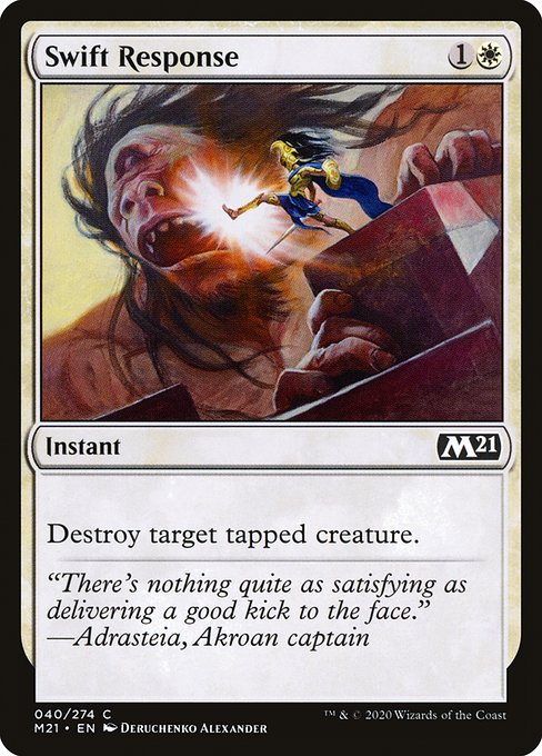 Swift Response (40) [Core Set 2021]