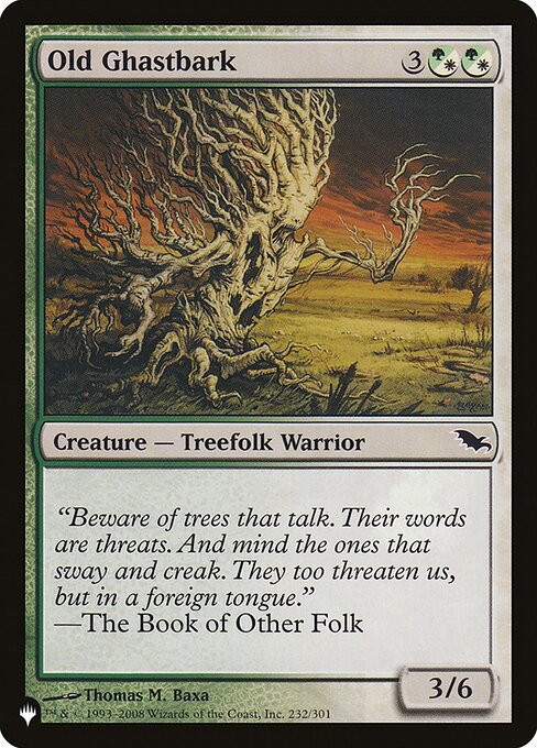 Old Ghastbark (SHM-232) [The List]