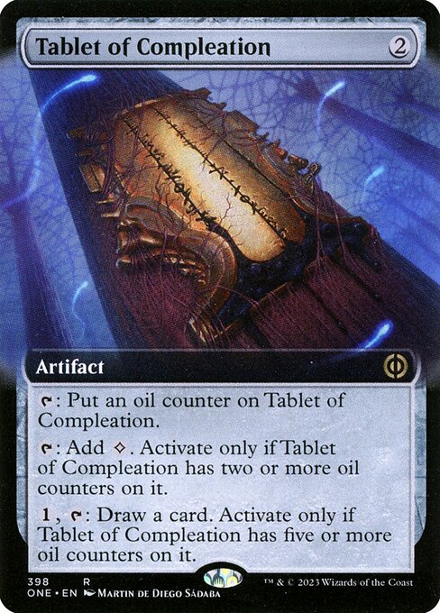Tablet of Compleation (398) [Phyrexia: All Will Be One] [Extended Art]