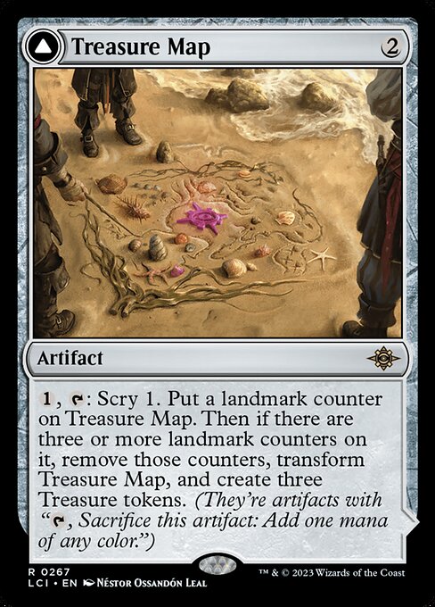 Treasure Map // Treasure Cove (267) [The Lost Caverns of Ixalan]