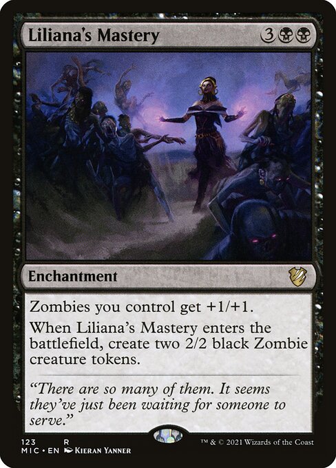 Liliana's Mastery (123) [Midnight Hunt Commander]