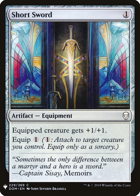 Short Sword (DOM-229) [The List]