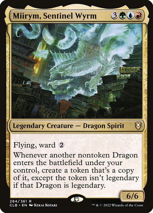 Miirym, Sentinel Wyrm (284) [Commander Legends: Battle for Baldur's Gate]