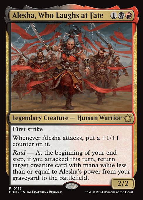 Alesha, Who Laughs at Fate (115) [Foundations]