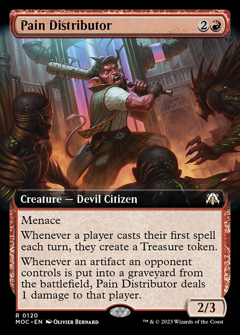 Pain Distributor (120) [March of the Machine Commander] [Extended Art]