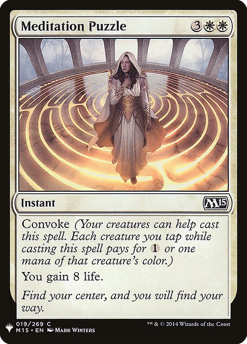 Meditation Puzzle (M15-19) [The List]