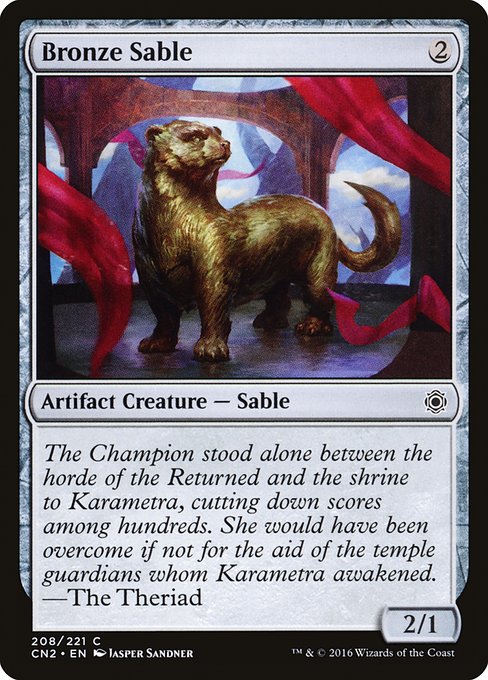 Bronze Sable (208) [Conspiracy: Take the Crown]