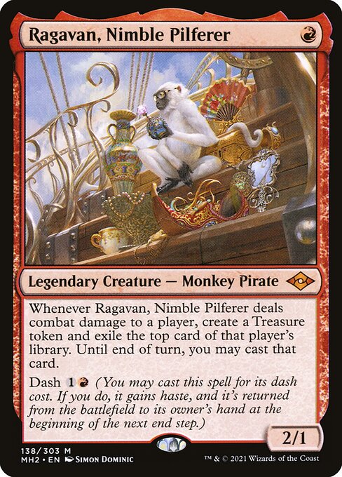 Ragavan, Nimble Pilferer (138) [Modern Horizons 2]