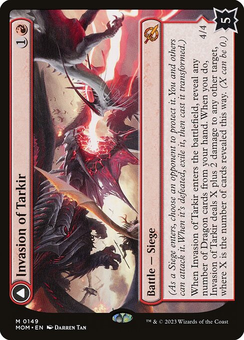 Invasion of Tarkir // Defiant Thundermaw (149) [March of the Machine]