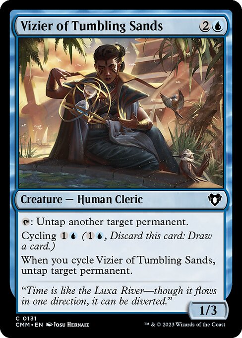 Vizier of Tumbling Sands (131) [Commander Masters]