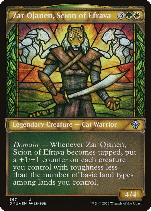 Zar Ojanen, Scion of Efrava (367) [Dominaria United] [Showcase]