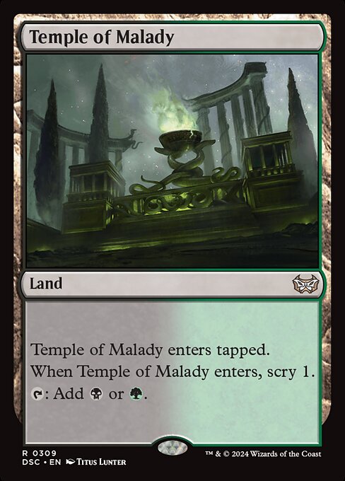 Temple of Malady (309) [Duskmourn: House of Horror Commander]