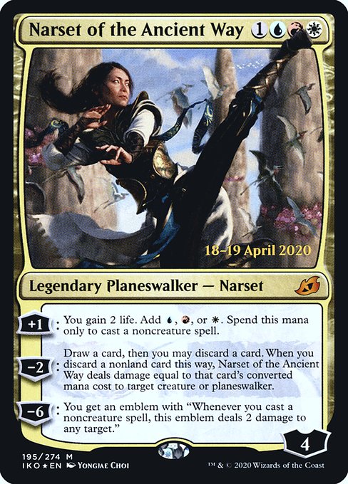 Narset of the Ancient Way (195s) [Ikoria: Lair of Behemoths Promos]
