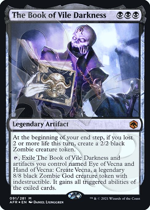 The Book of Vile Darkness (91a) [Adventures in the Forgotten Realms Promos]