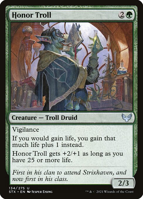 Honor Troll (134) [Strixhaven: School of Mages]