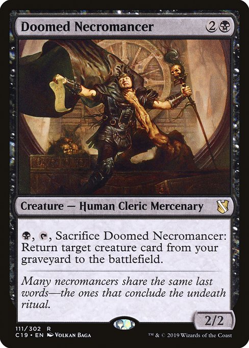 Doomed Necromancer (111) [Commander 2019]