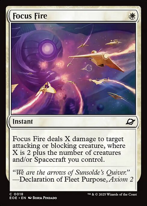 Focus Fire (18) [Edge of Eternities]