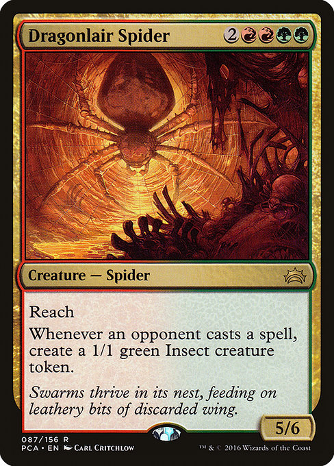 Dragonlair Spider (87) [Planechase Anthology]