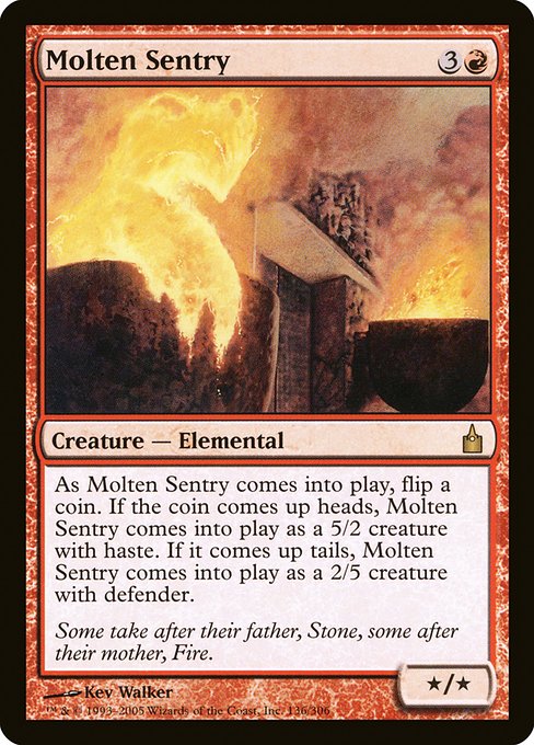 Molten Sentry (136) [Ravnica: City of Guilds]