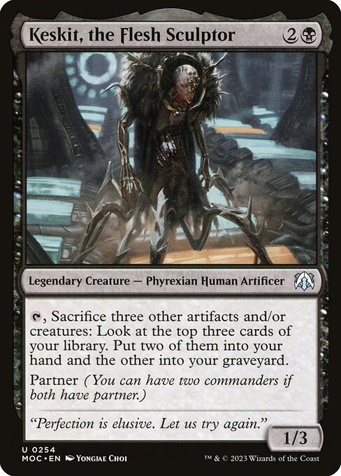 Keskit, the Flesh Sculptor (254) [March of the Machine Commander]