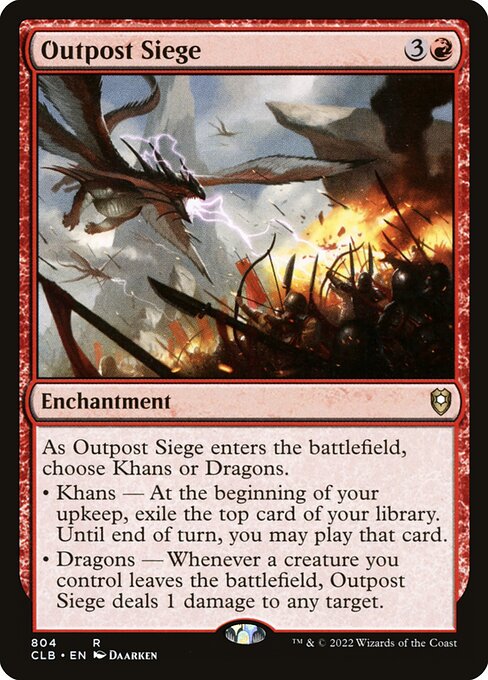 Outpost Siege (804) [Commander Legends: Battle for Baldur's Gate]