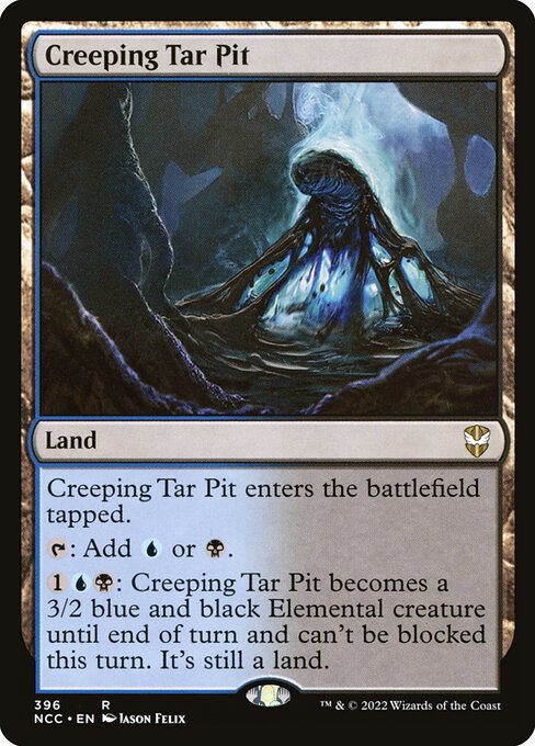 Creeping Tar Pit (396) [New Capenna Commander]