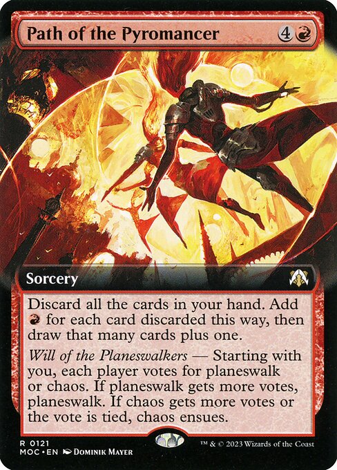 Path of the Pyromancer (121) [March of the Machine Commander] [Extended Art]