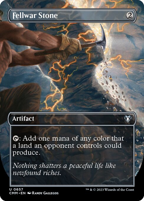 Fellwar Stone (657) [Commander Masters] [Borderless]