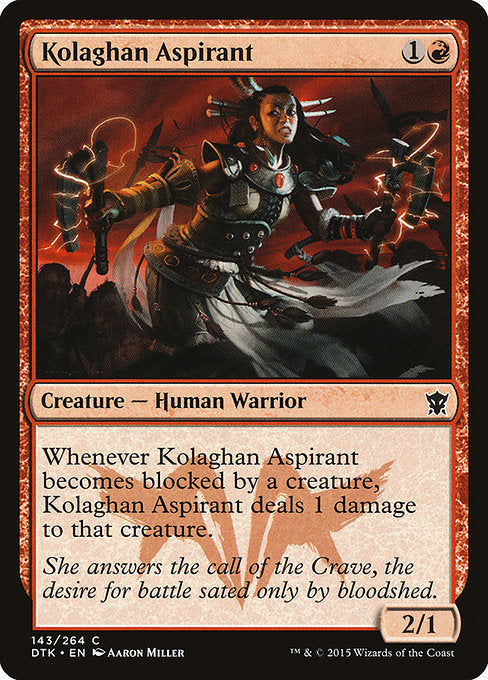 Kolaghan Aspirant (143) [Dragons of Tarkir]