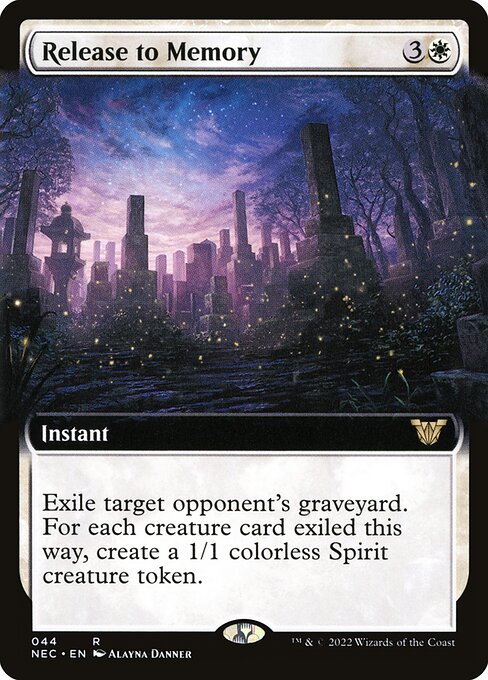 Release to Memory (44) [Neon Dynasty Commander] [Extended Art]
